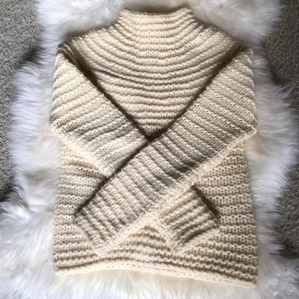 Chunky cozy lambswool sweater